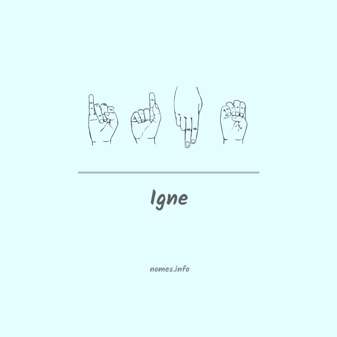Igne em Libras