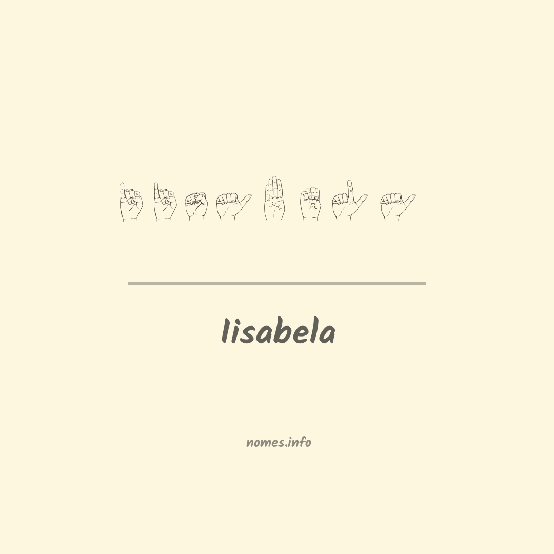 Iisabela em Libras