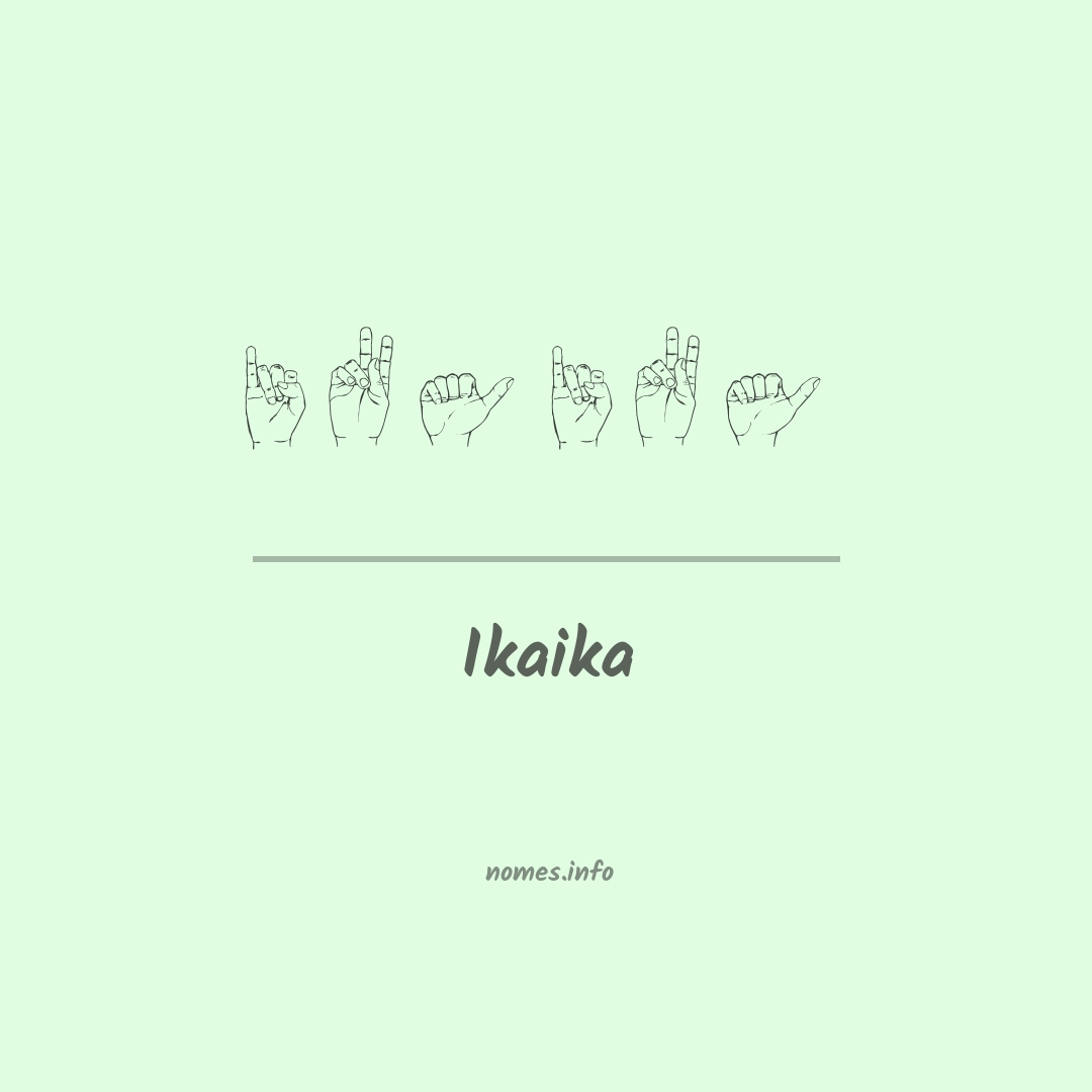 Ikaika em Libras