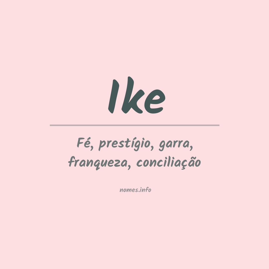 Significado do nome Ike