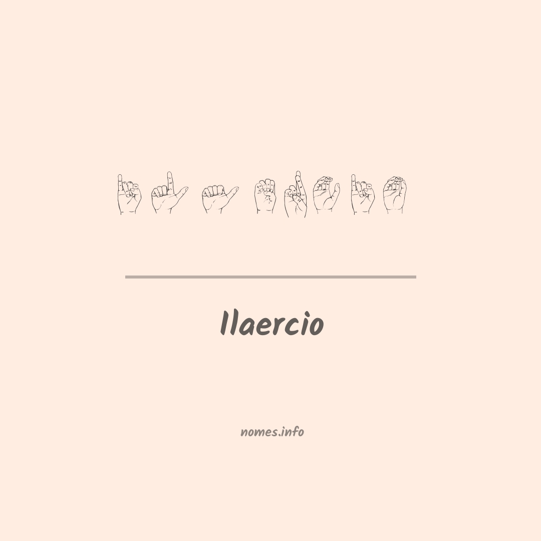 Ilaercio em Libras