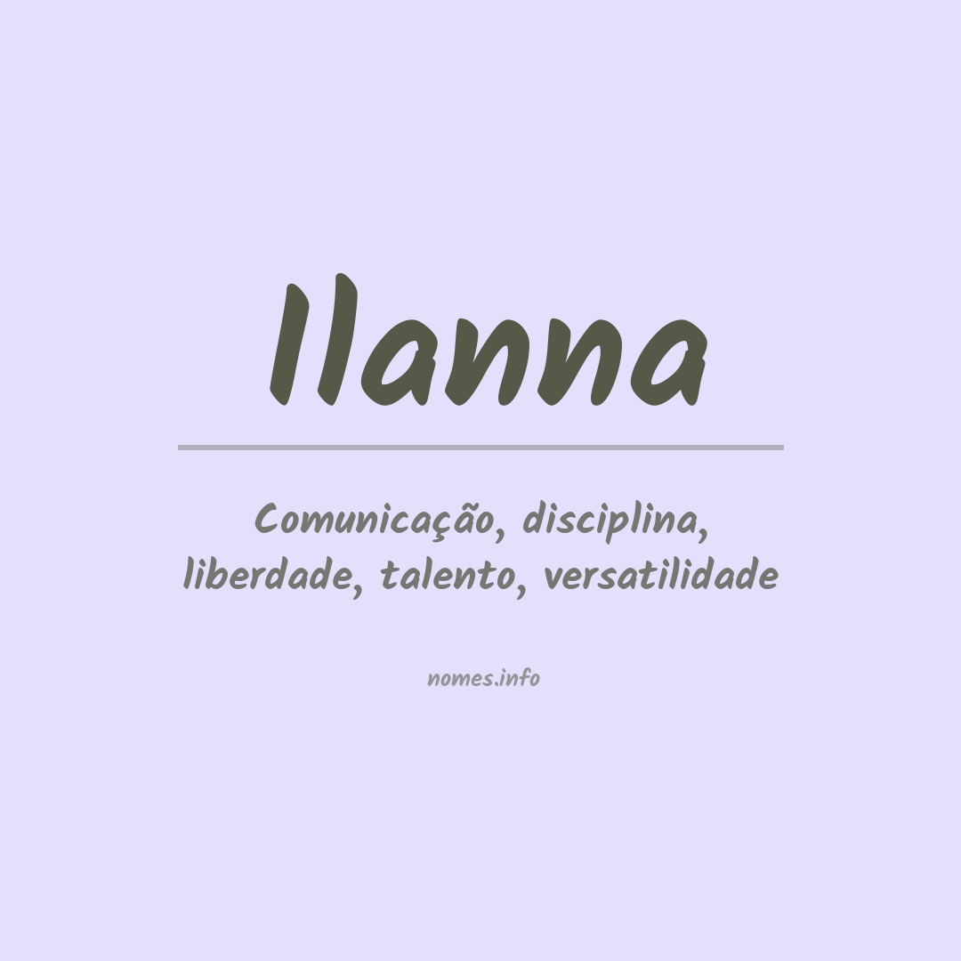 Significado do nome Ilanna