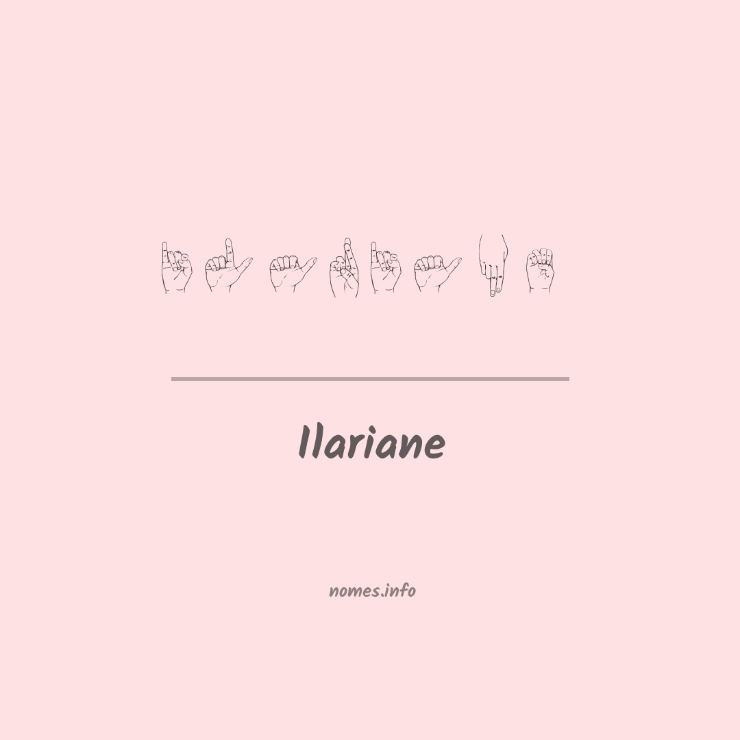Ilariane em Libras