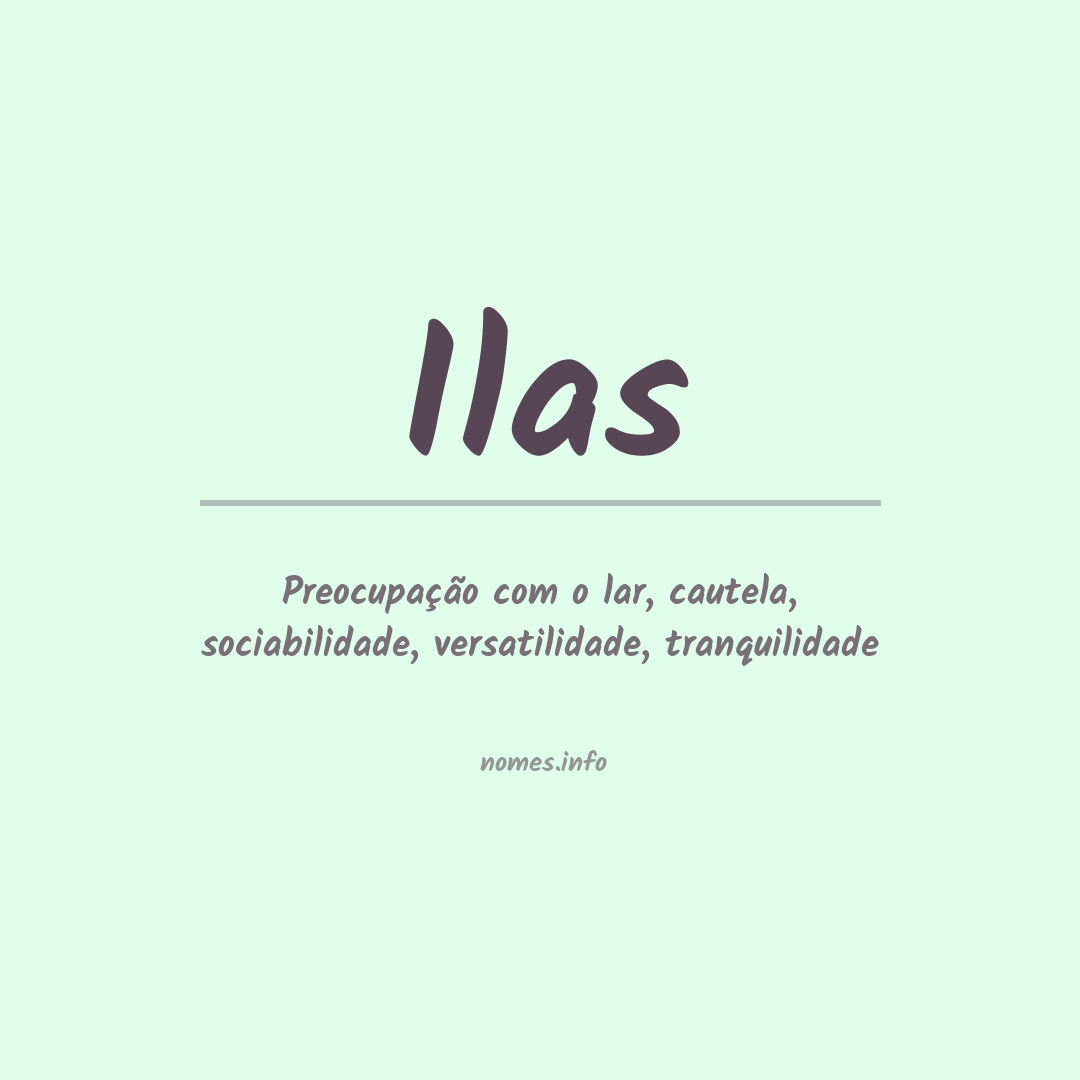 Significado do nome Ilas