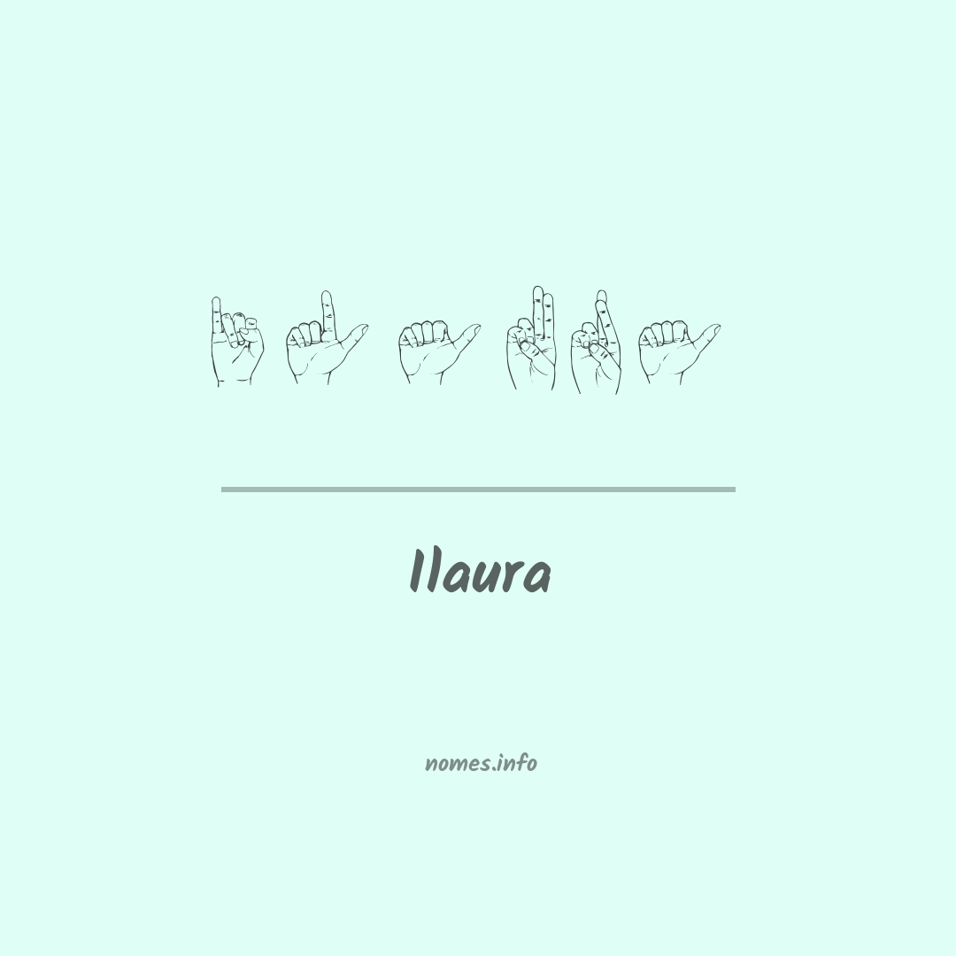 Ilaura em Libras