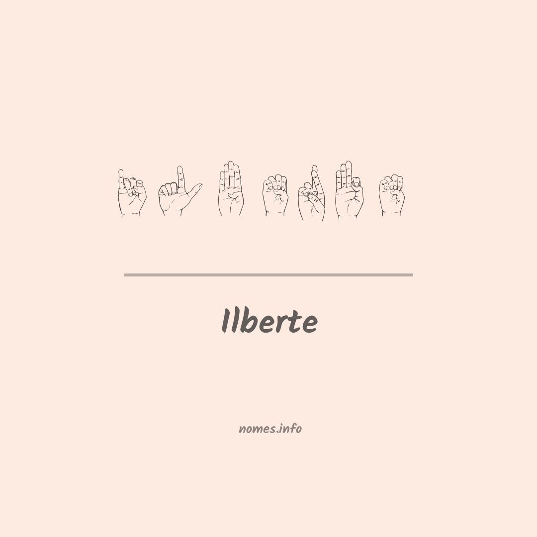 Ilberte em Libras