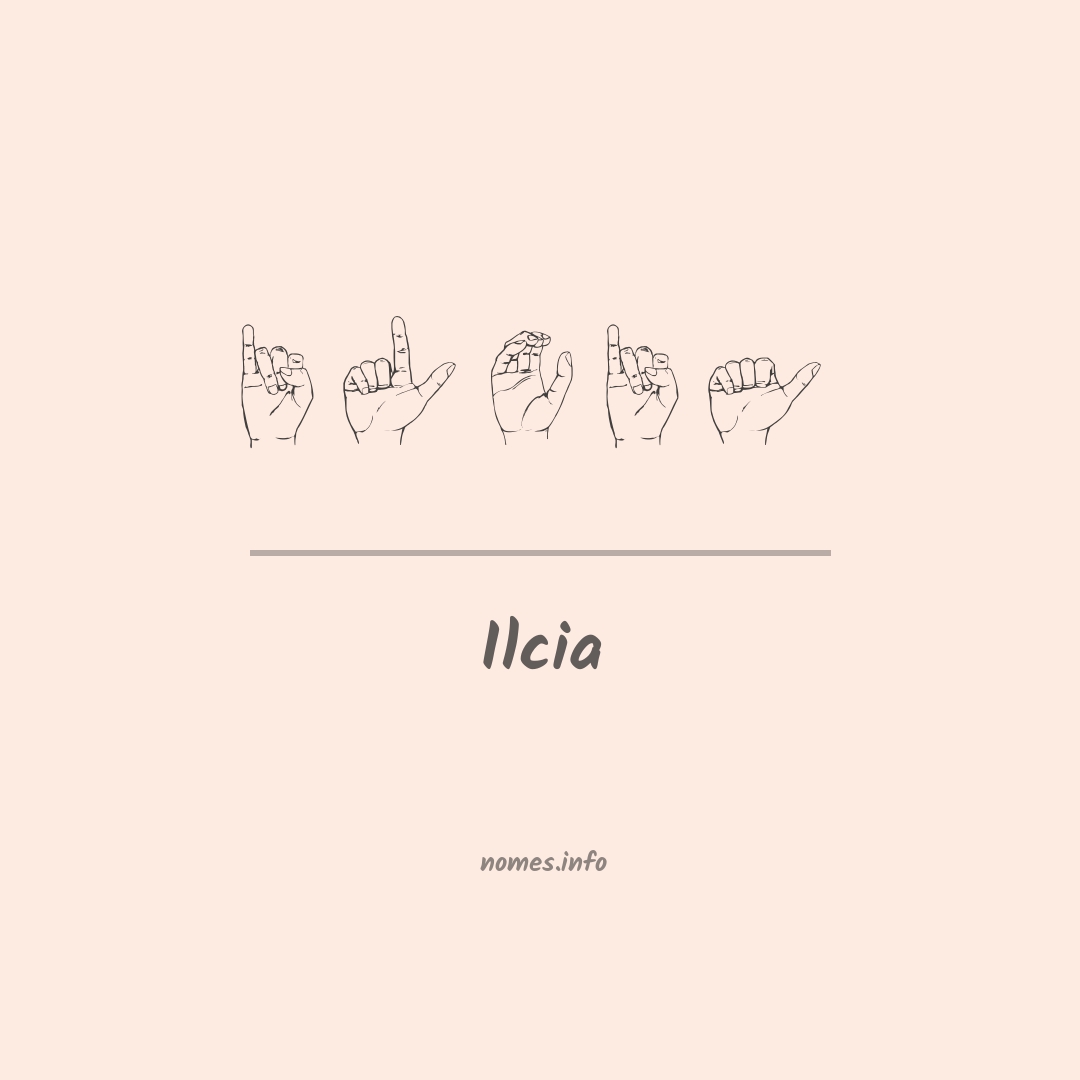 Ilcia em Libras