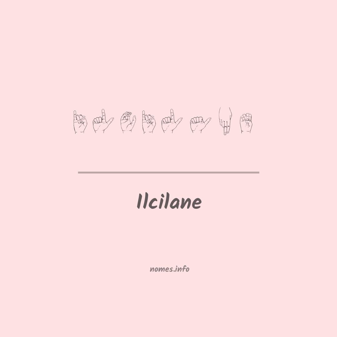 Ilcilane em Libras