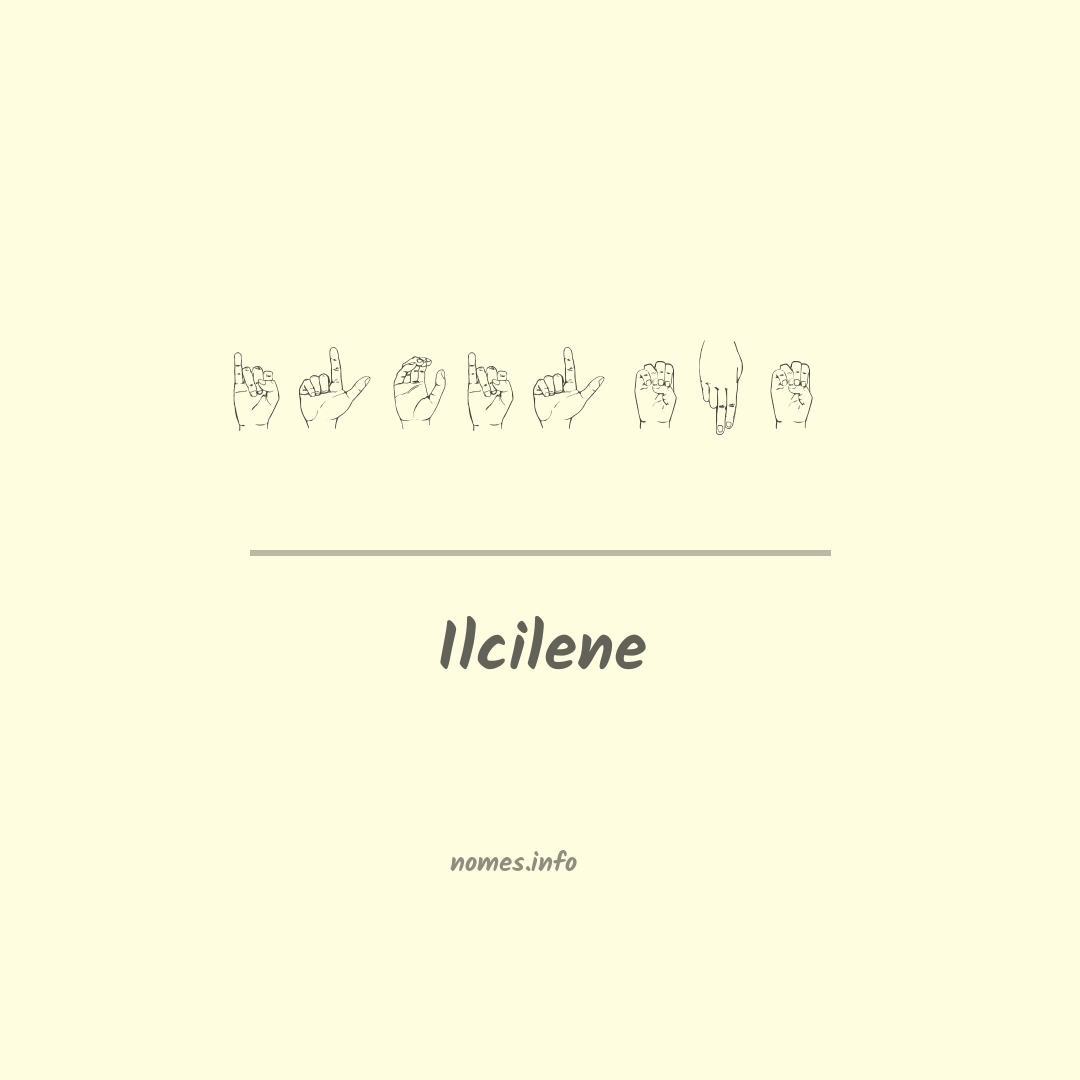 Ilcilene em Libras