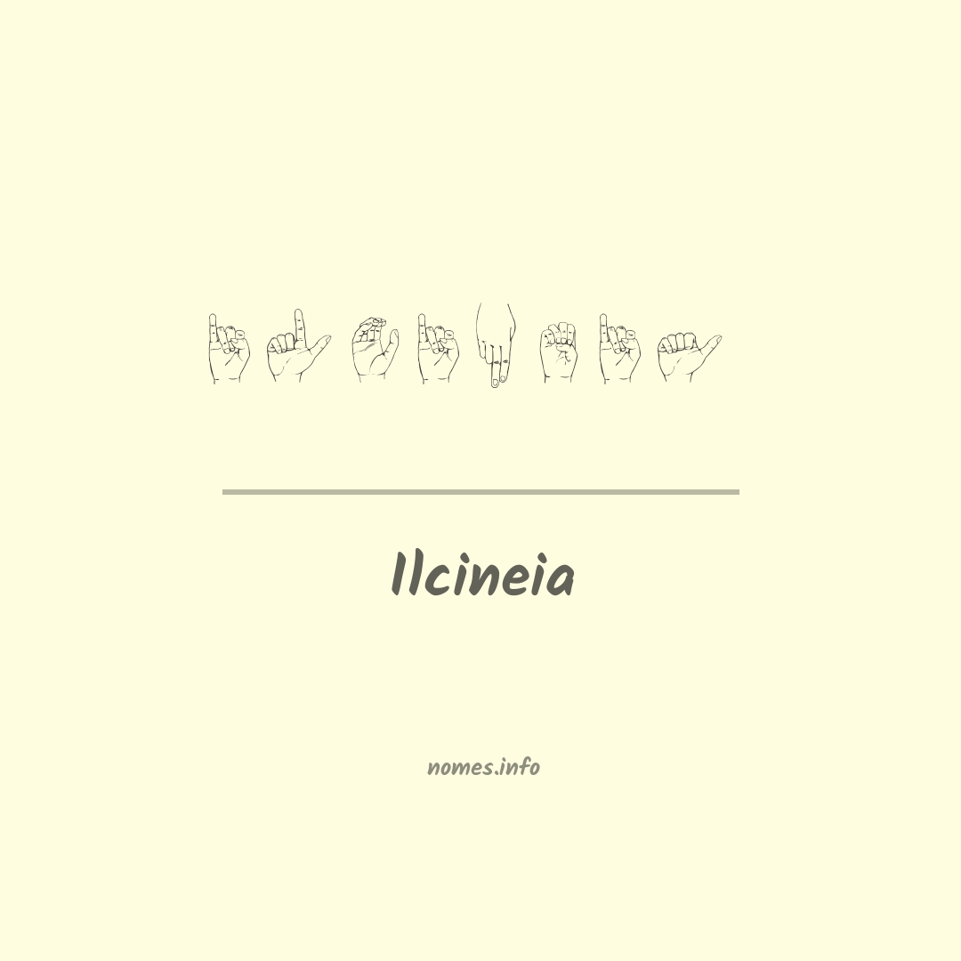 Ilcineia em Libras