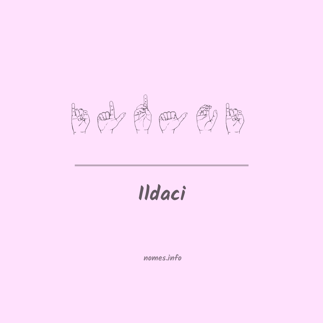 Ildaci em Libras