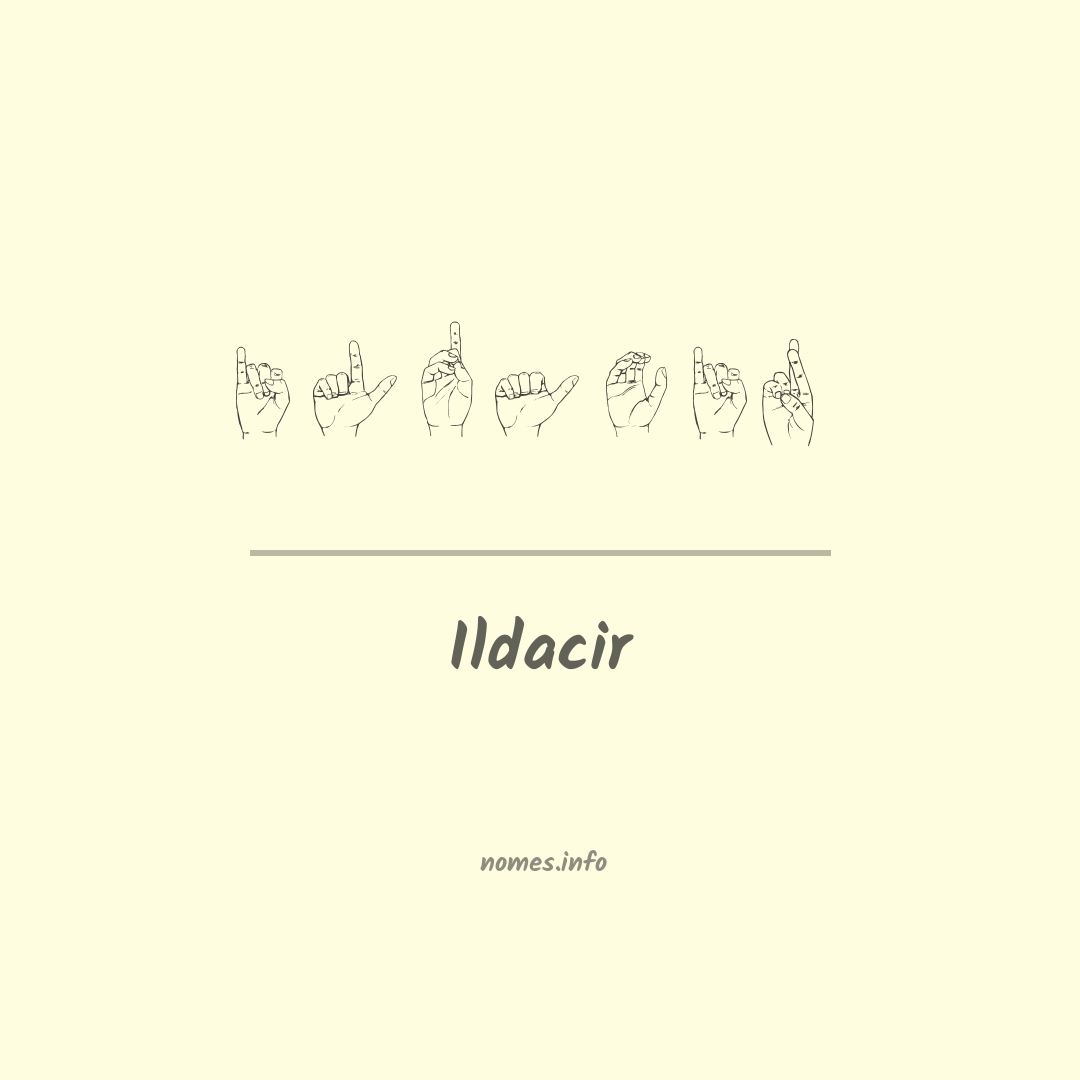 Ildacir em Libras