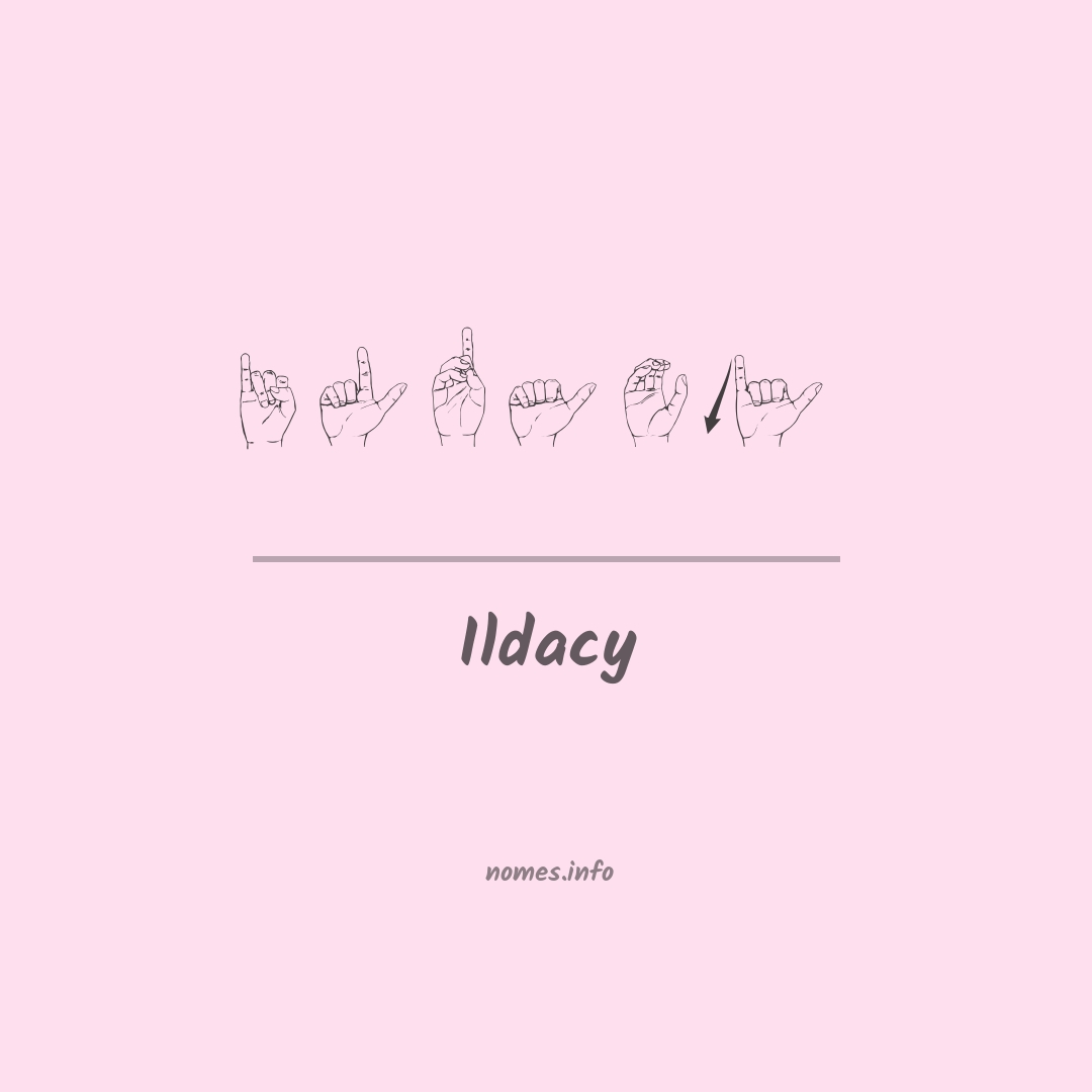 Ildacy em Libras