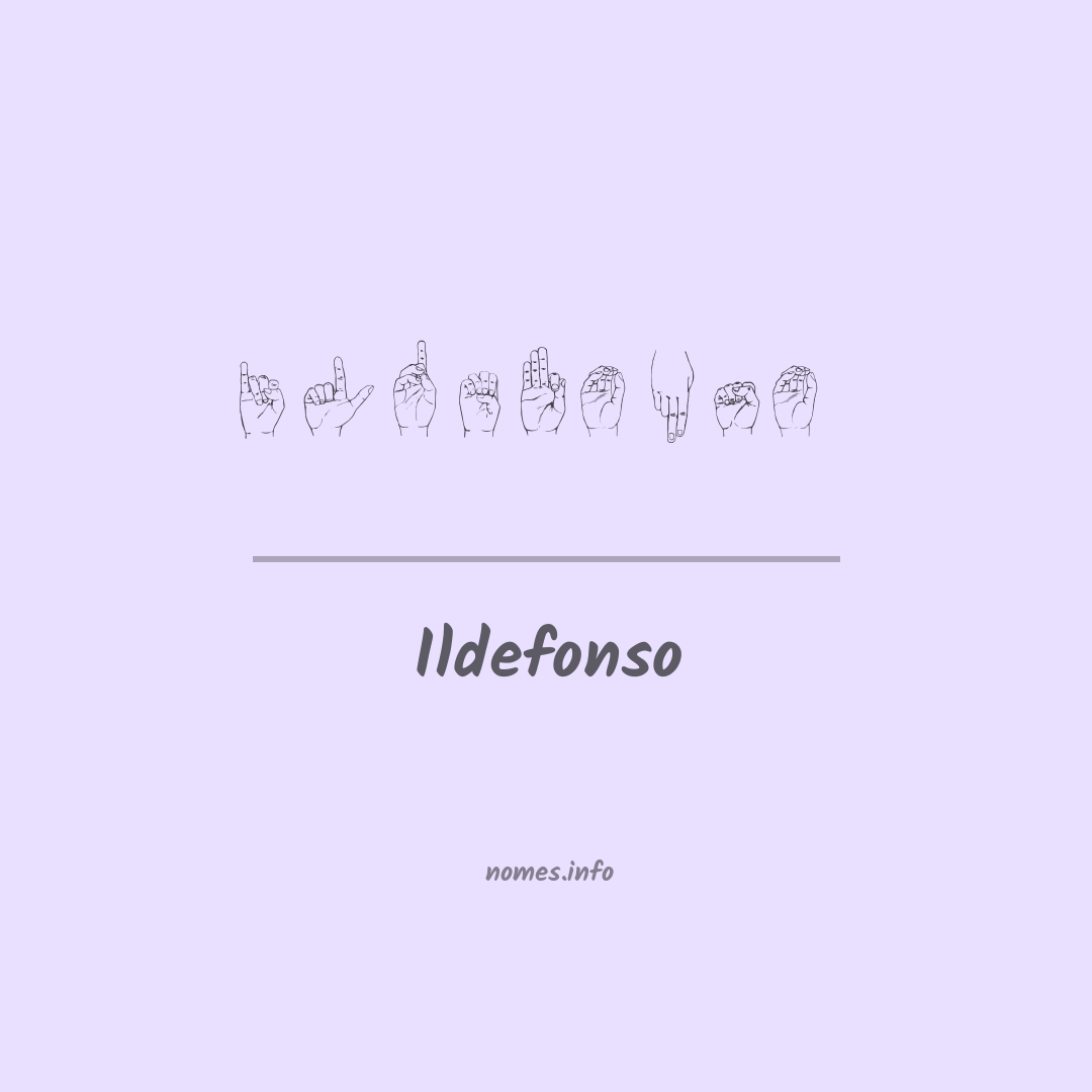 Ildefonso em Libras Ildefonso em Libras
