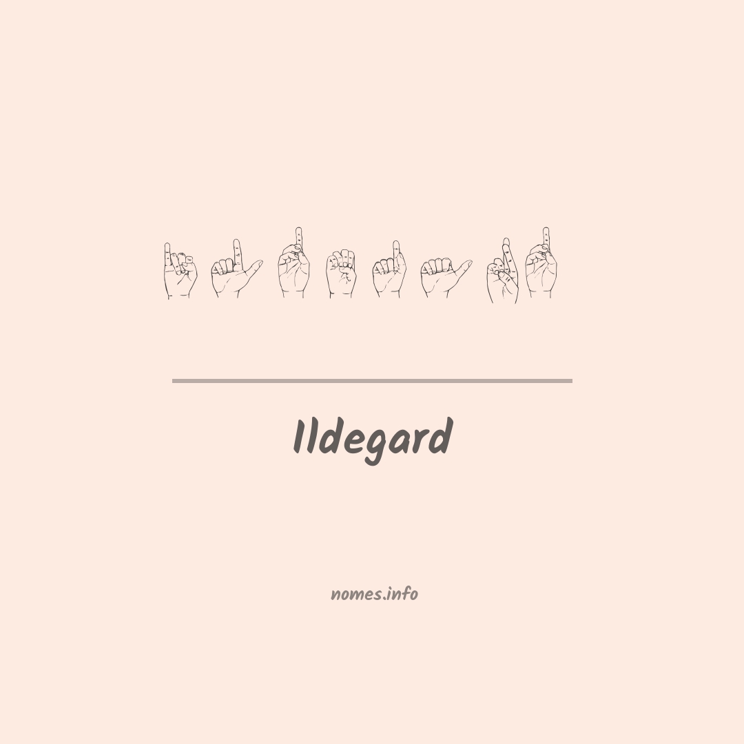 Ildegard em Libras