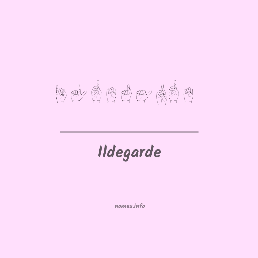 Ildegarde em Libras