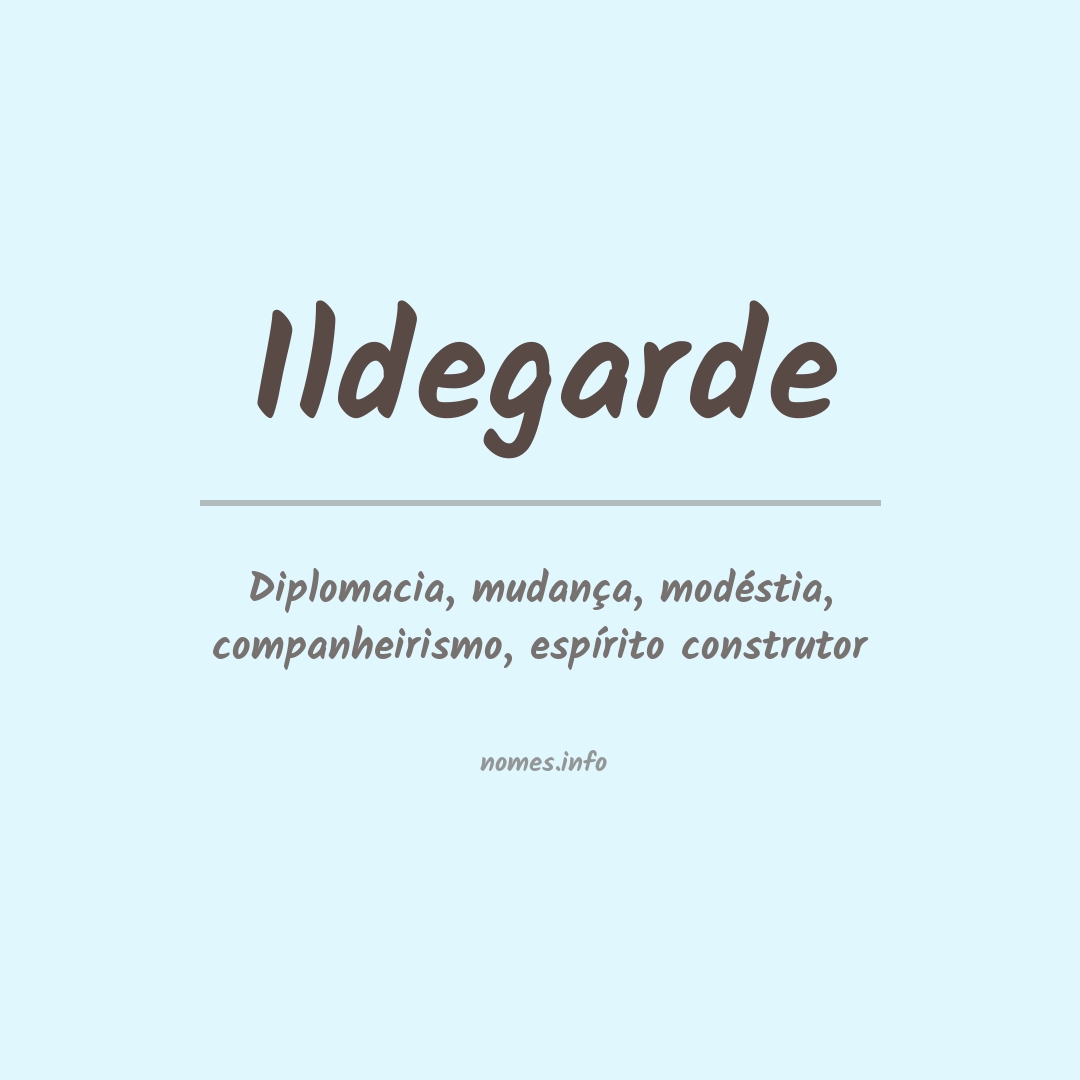 Significado do nome Ildegarde