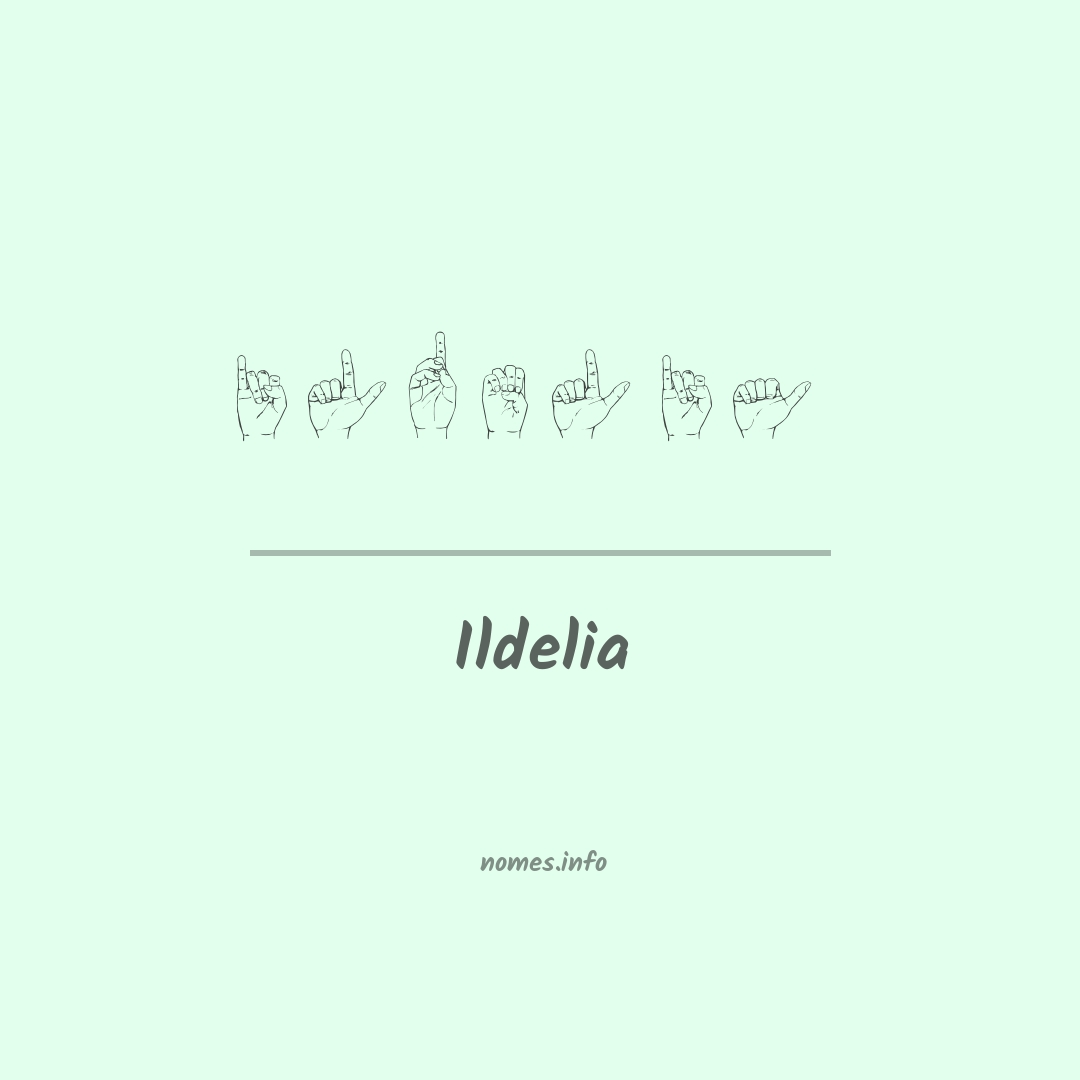 Ildelia em Libras