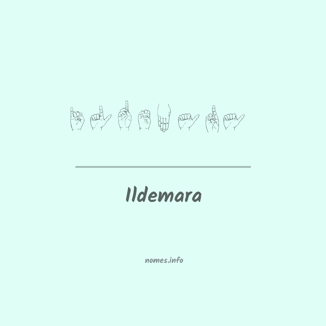 Ildemara em Libras