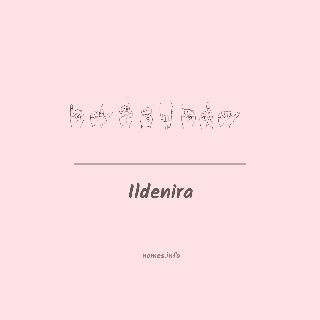 Ildenira em Libras