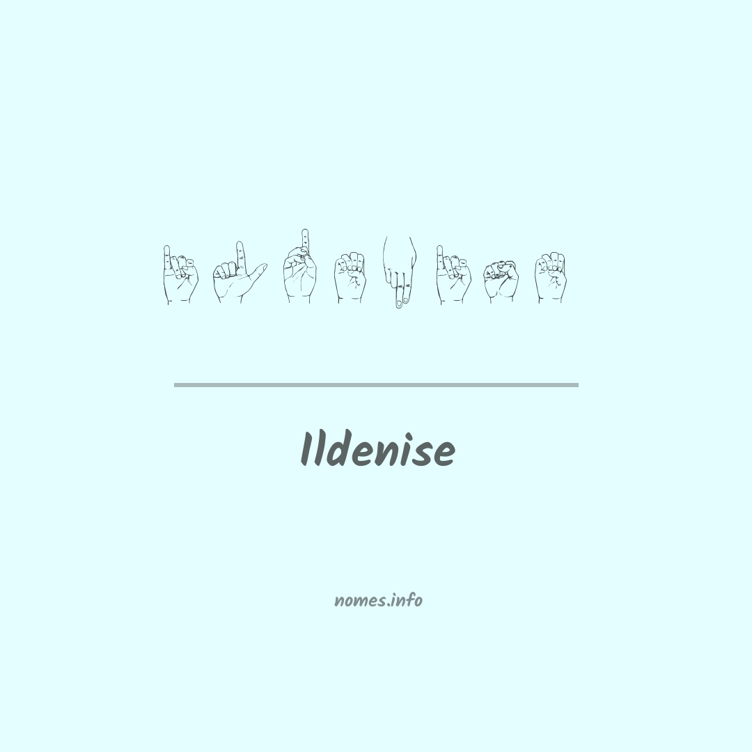 Ildenise em Libras