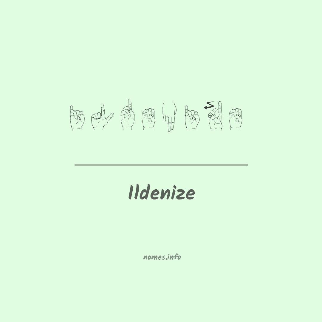 Ildenize em Libras