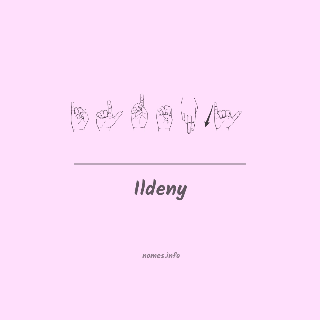 Ildeny em Libras
