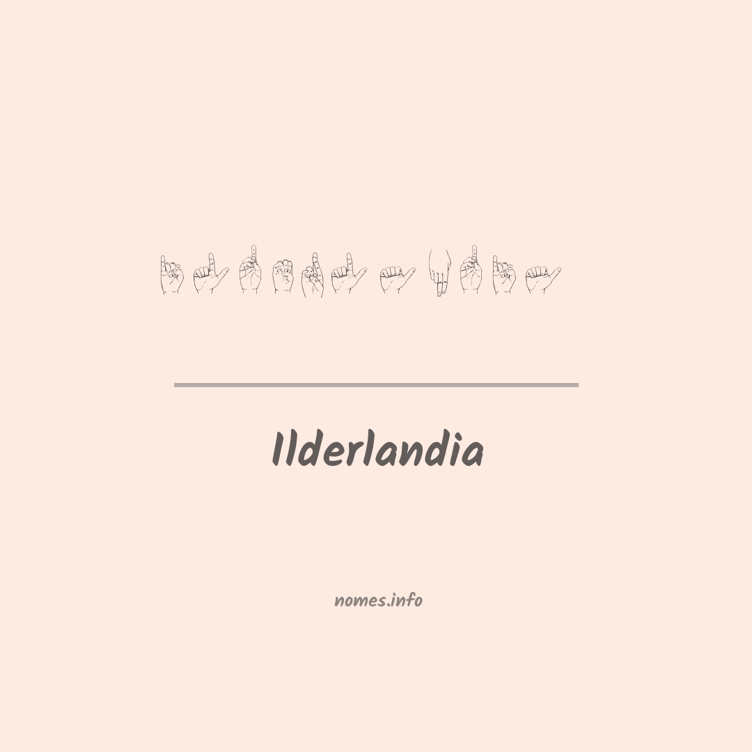 Ilderlandia em Libras