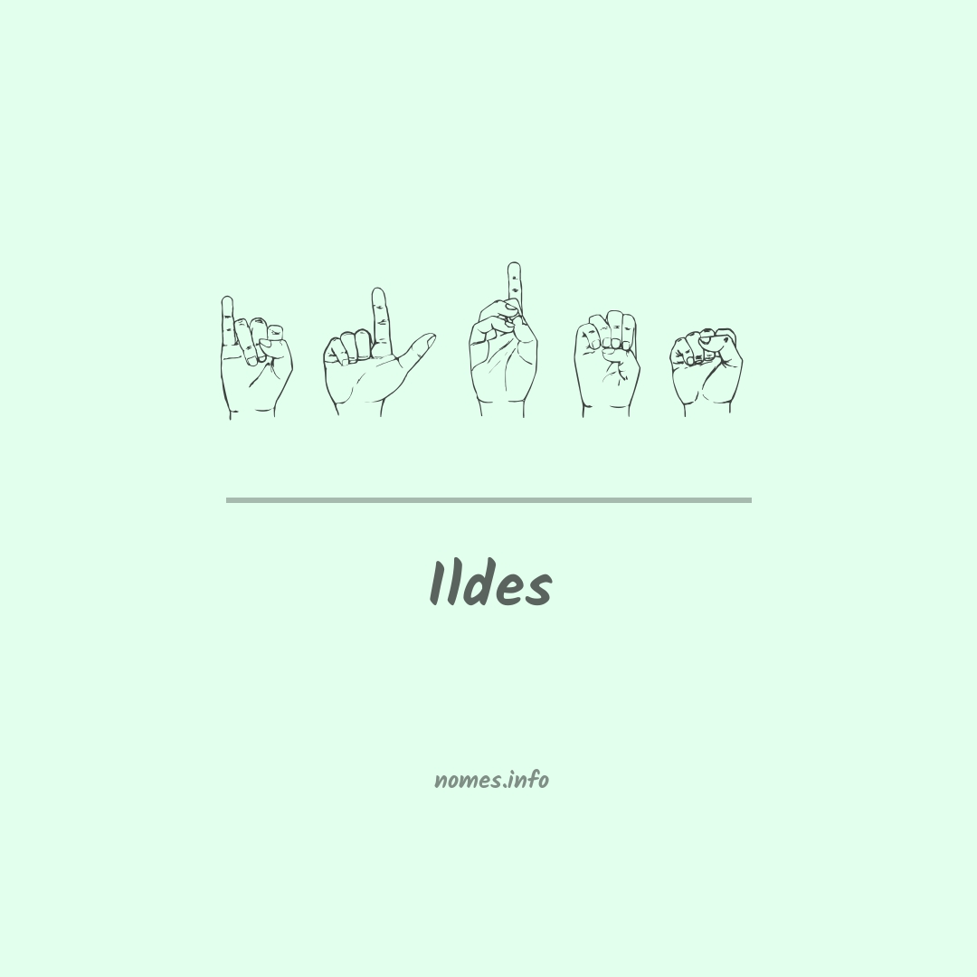 Ildes em Libras