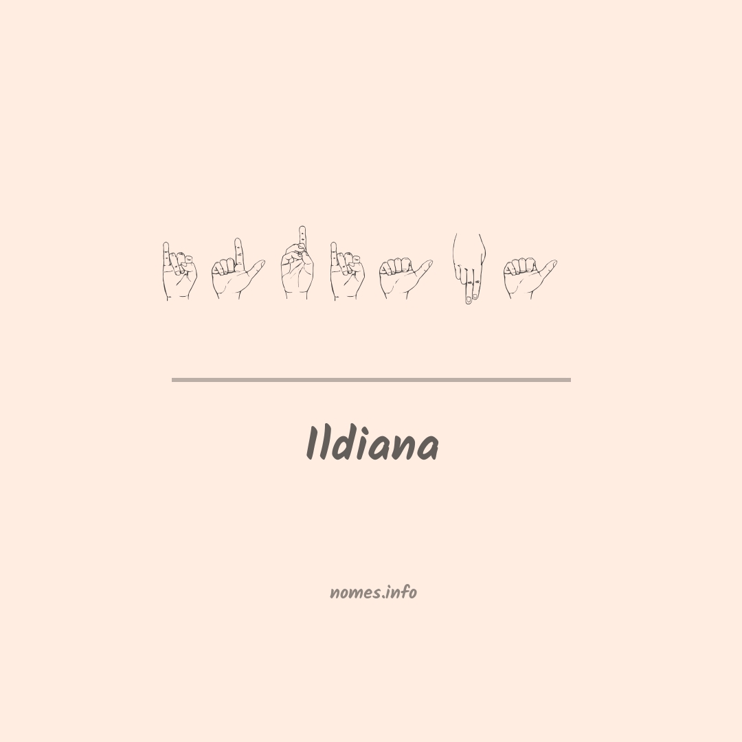 Ildiana em Libras