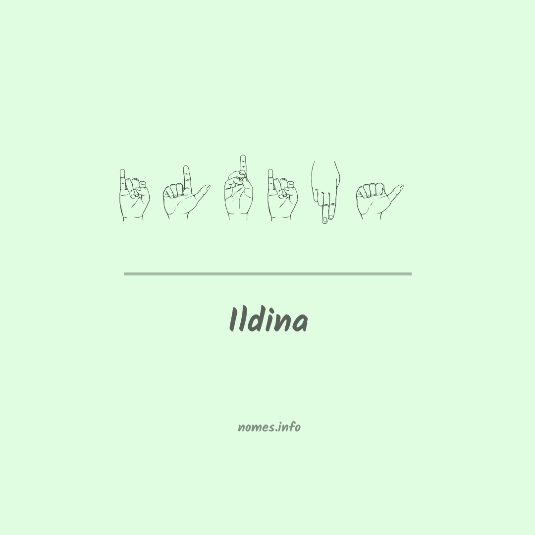 Ildina em Libras Ildina em Libras