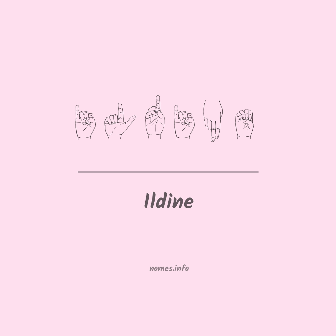 Ildine em Libras