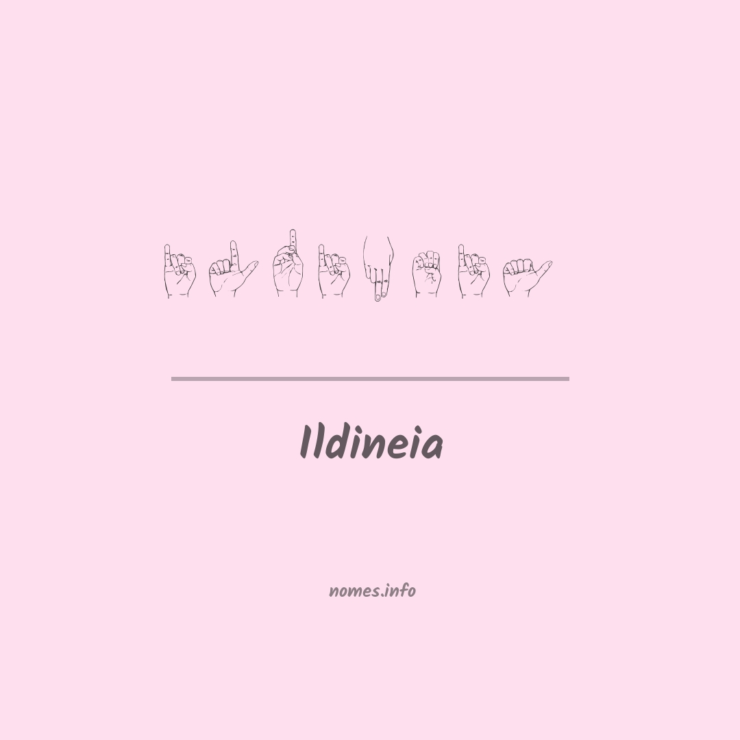 Ildineia em Libras