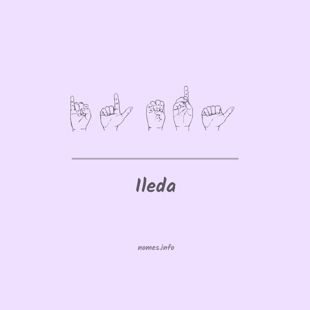 Ileda em Libras