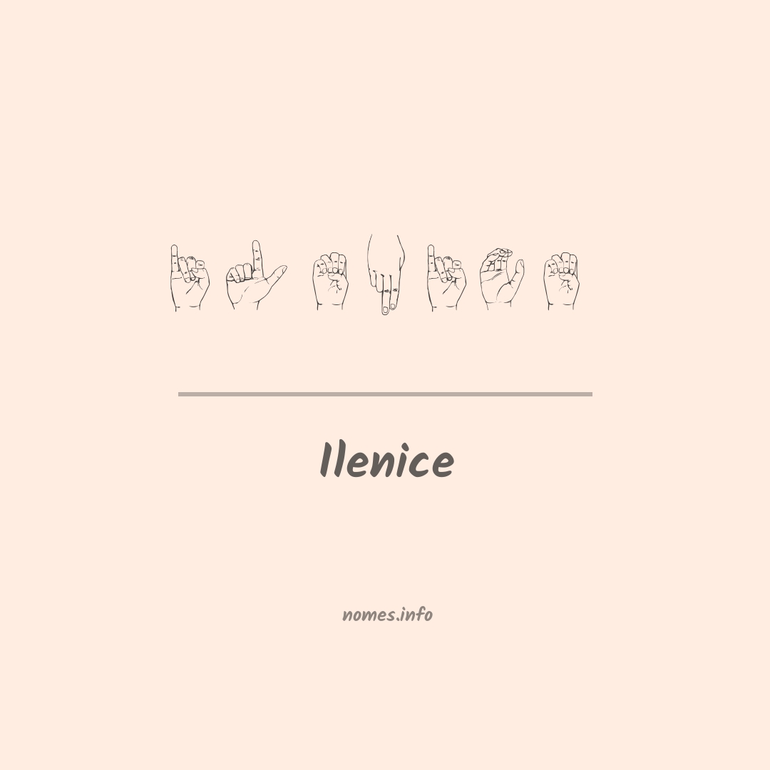 Ilenice em Libras