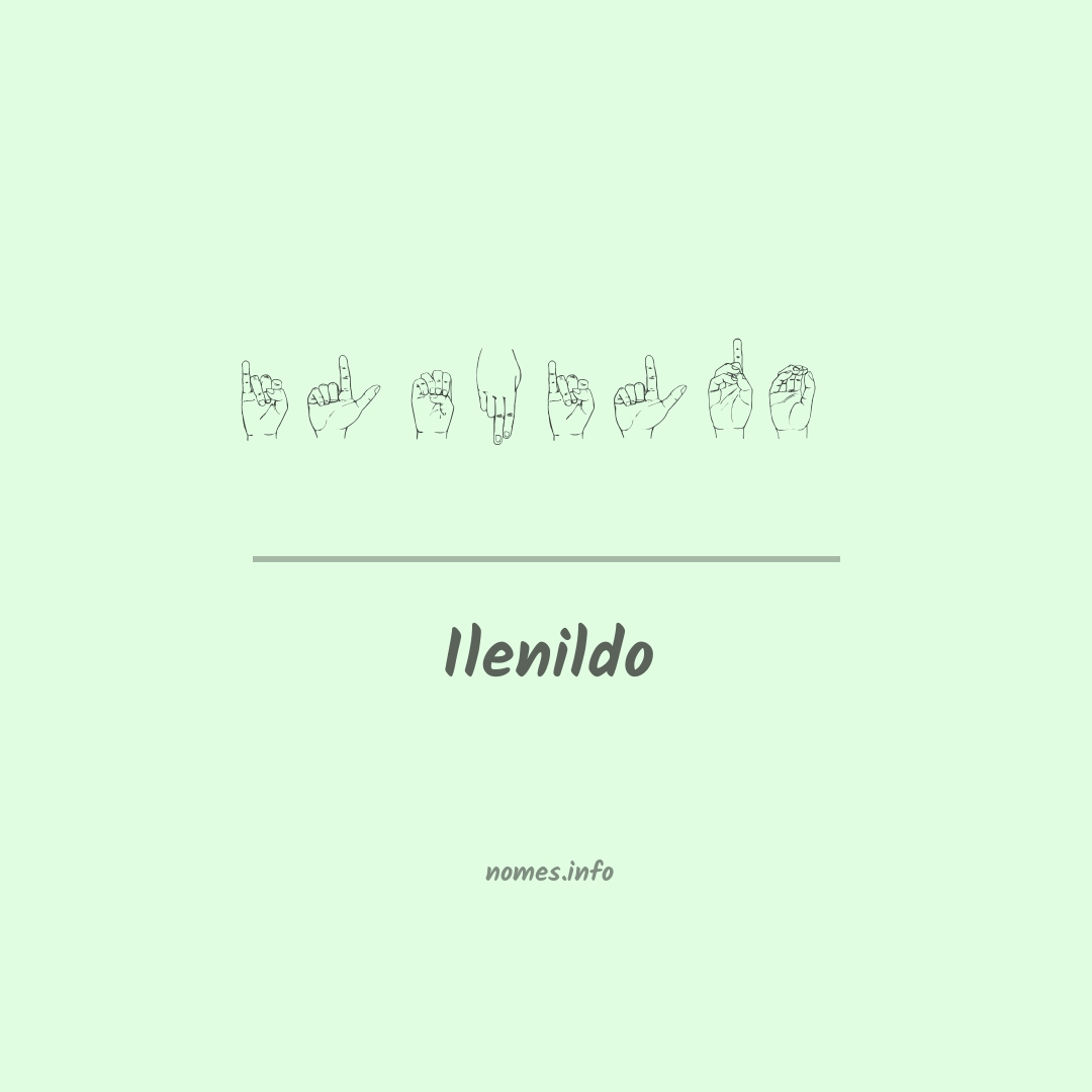 Ilenildo em Libras
