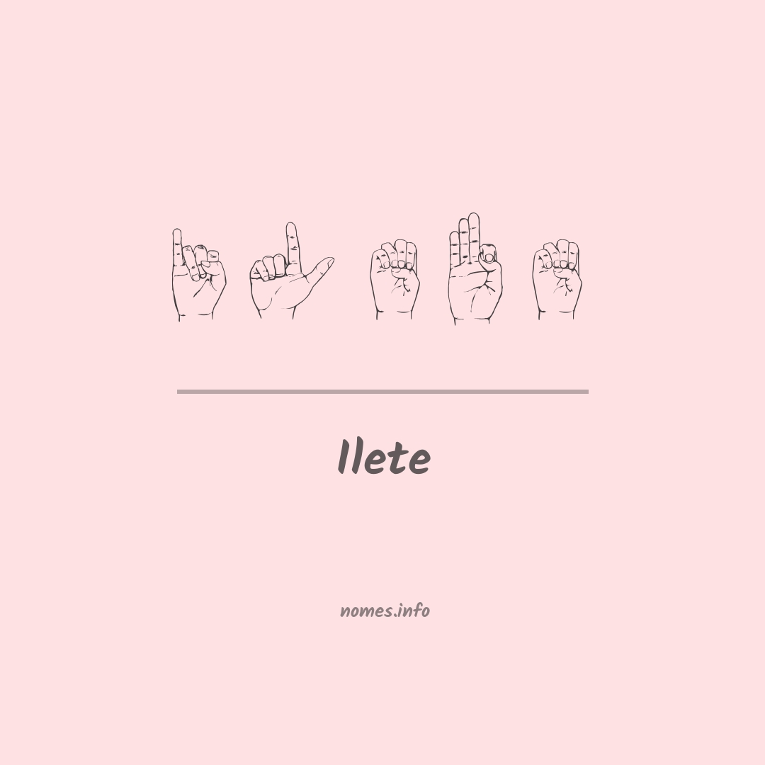 Ilete em Libras