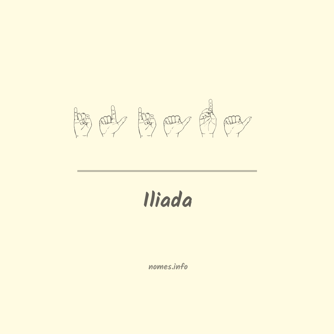 Iliada em Libras