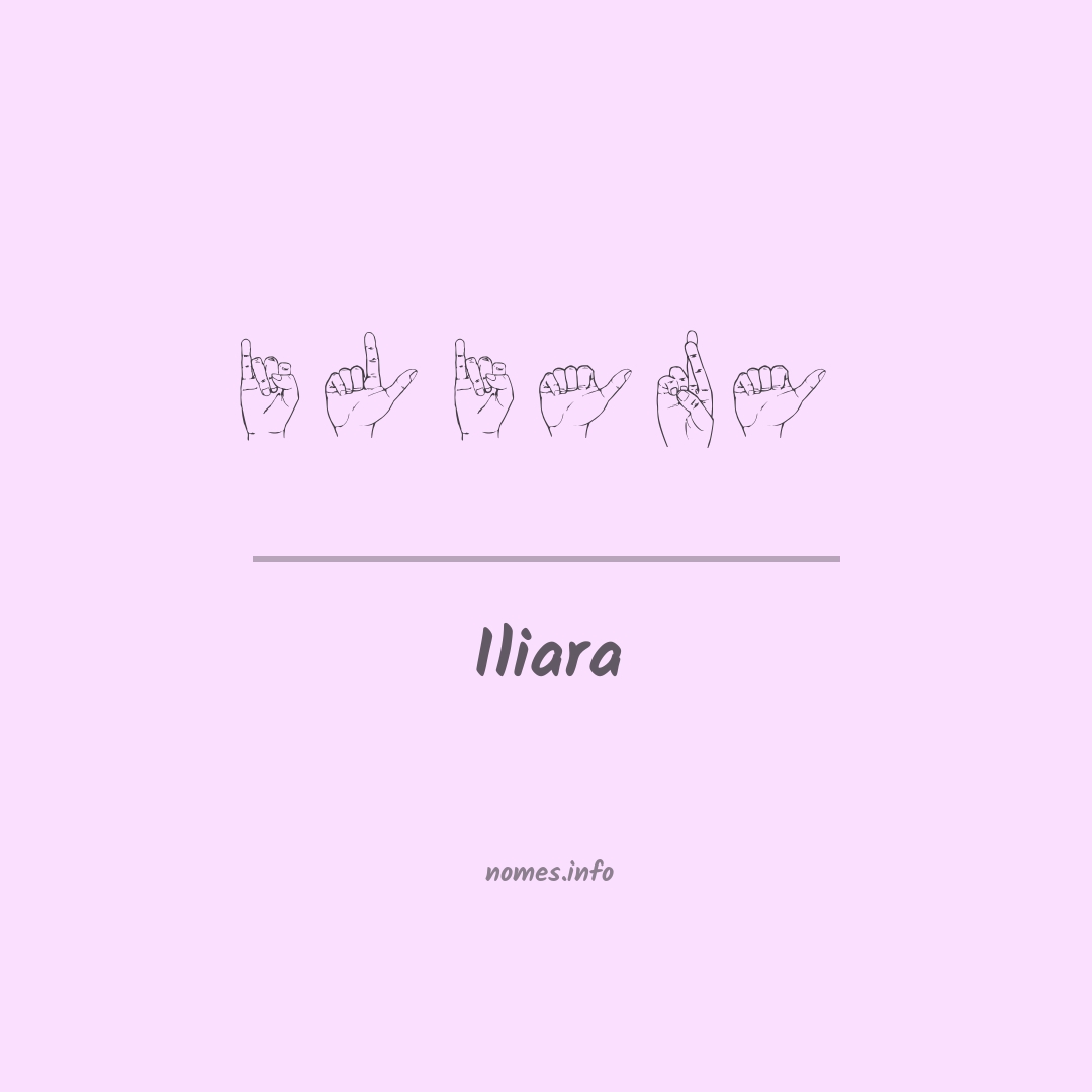 Iliara em Libras