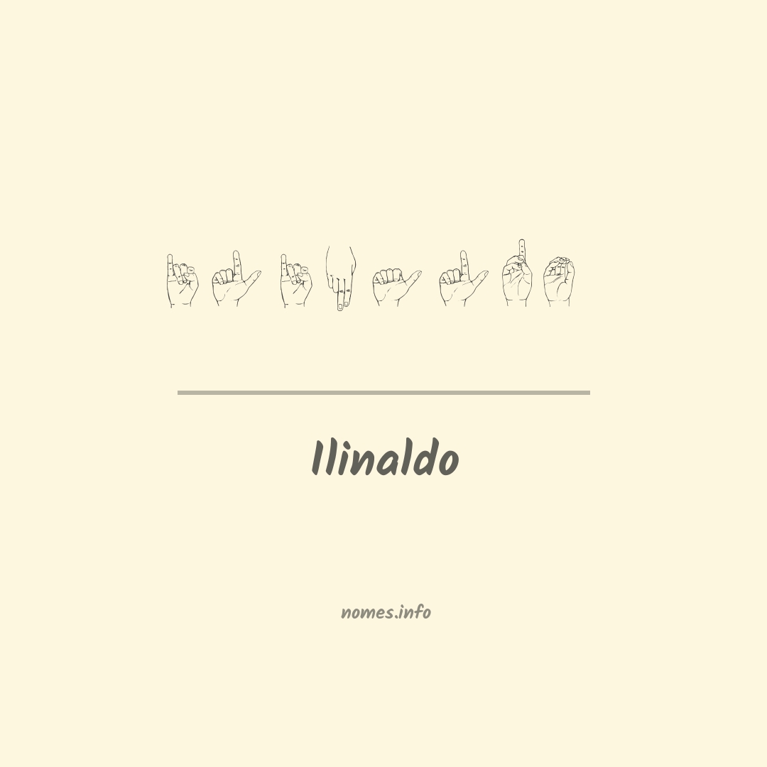 Ilinaldo em Libras