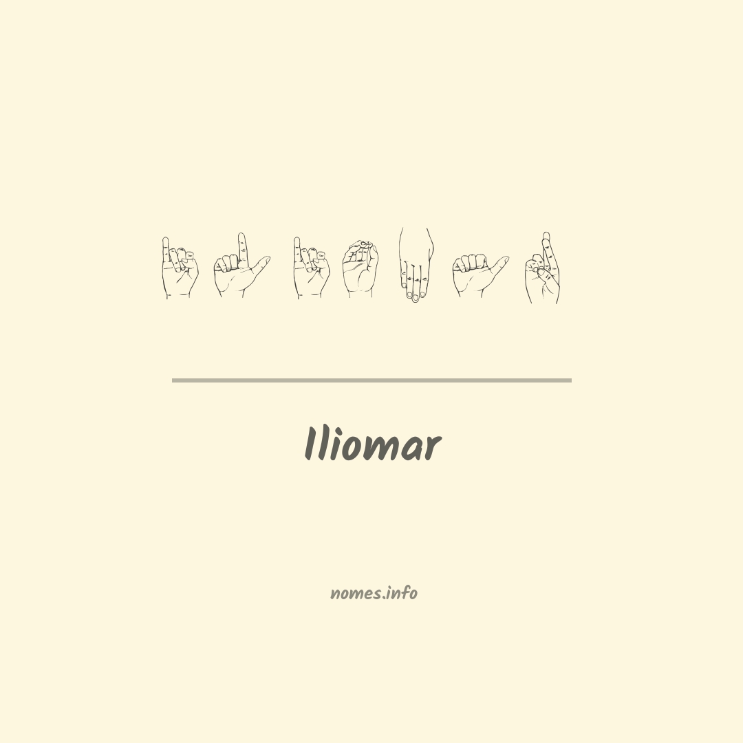 Iliomar em Libras