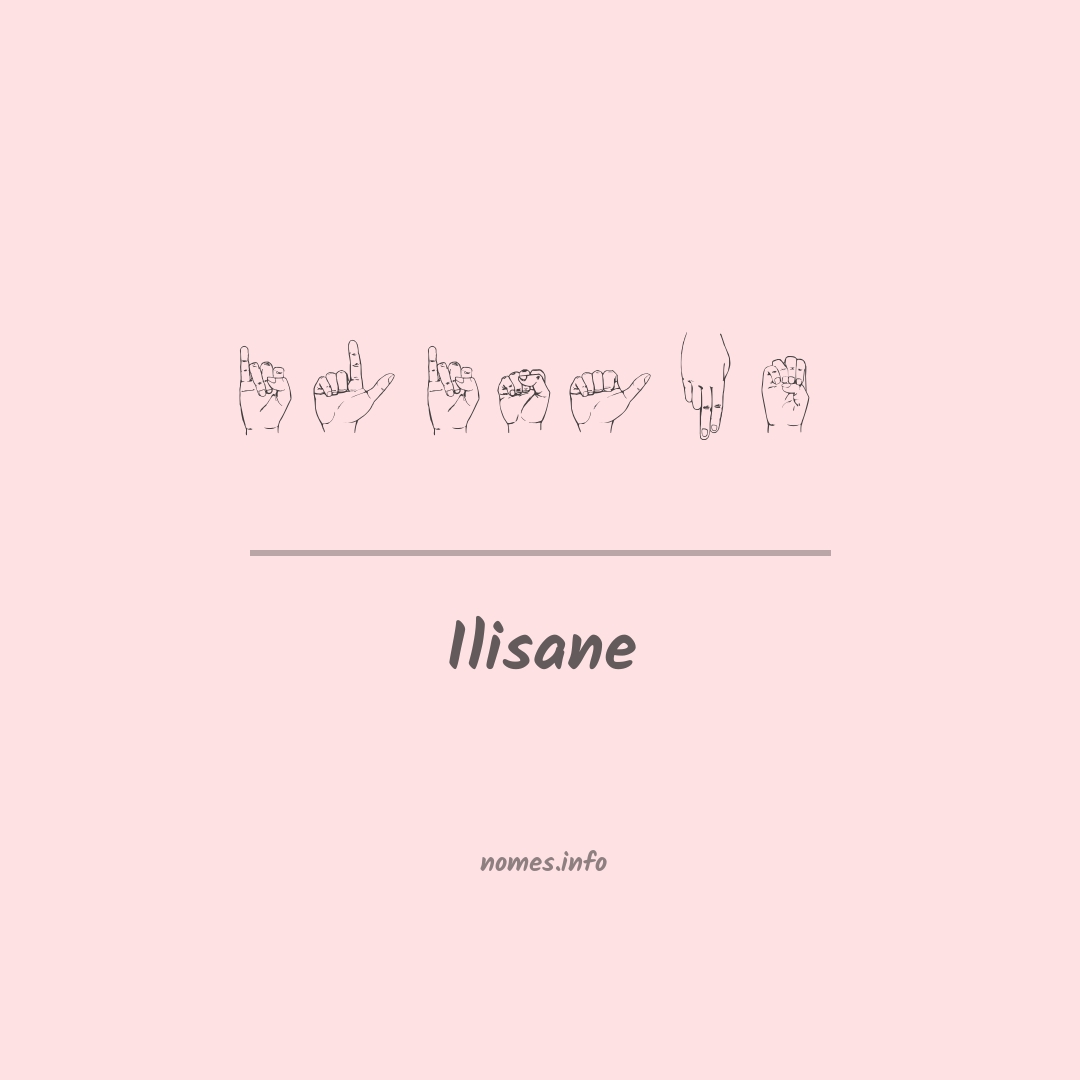 Ilisane em Libras