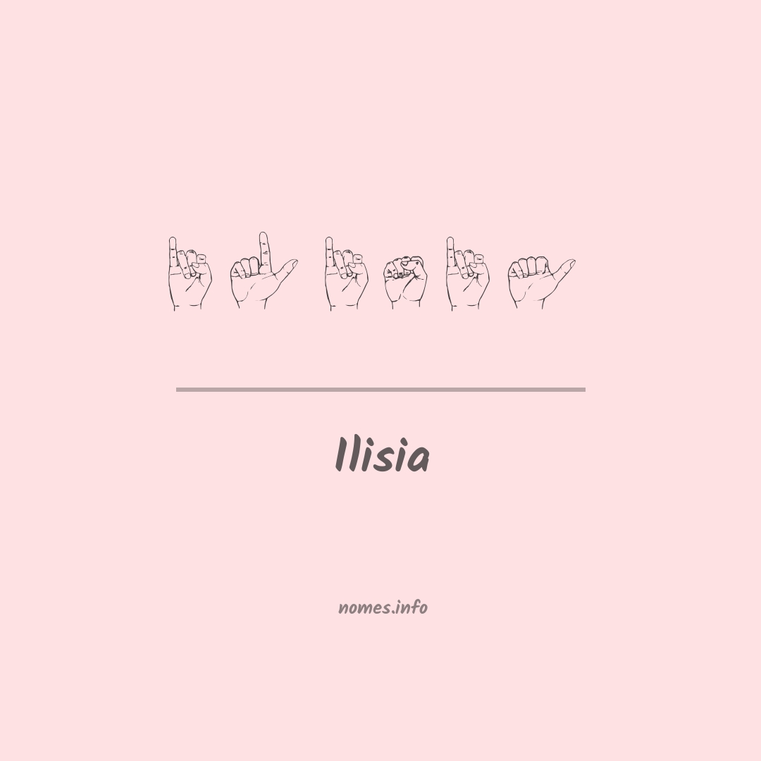 Ilisia em Libras
