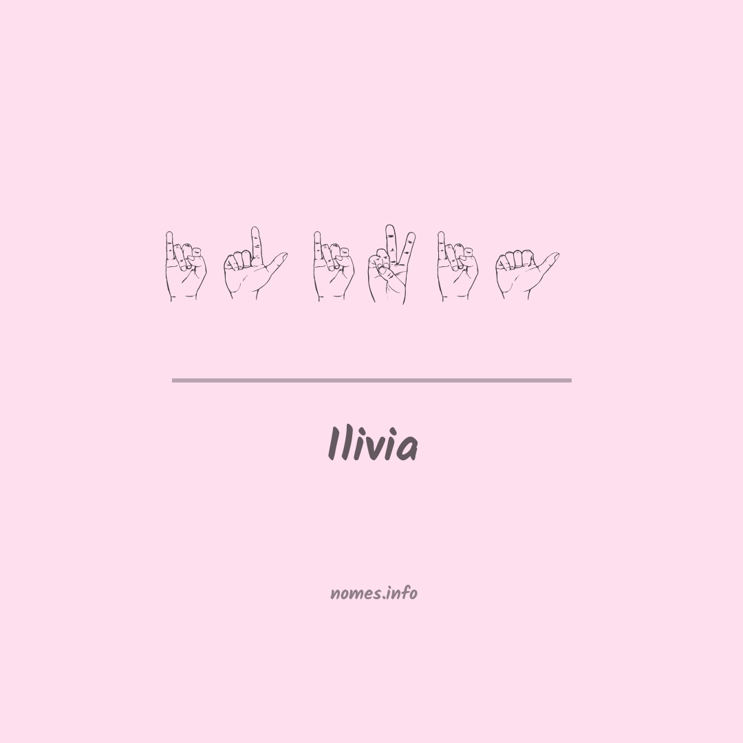 Ilivia em Libras