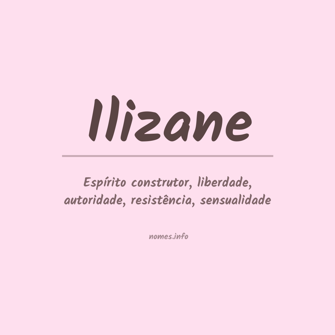 Significado do nome Ilizane