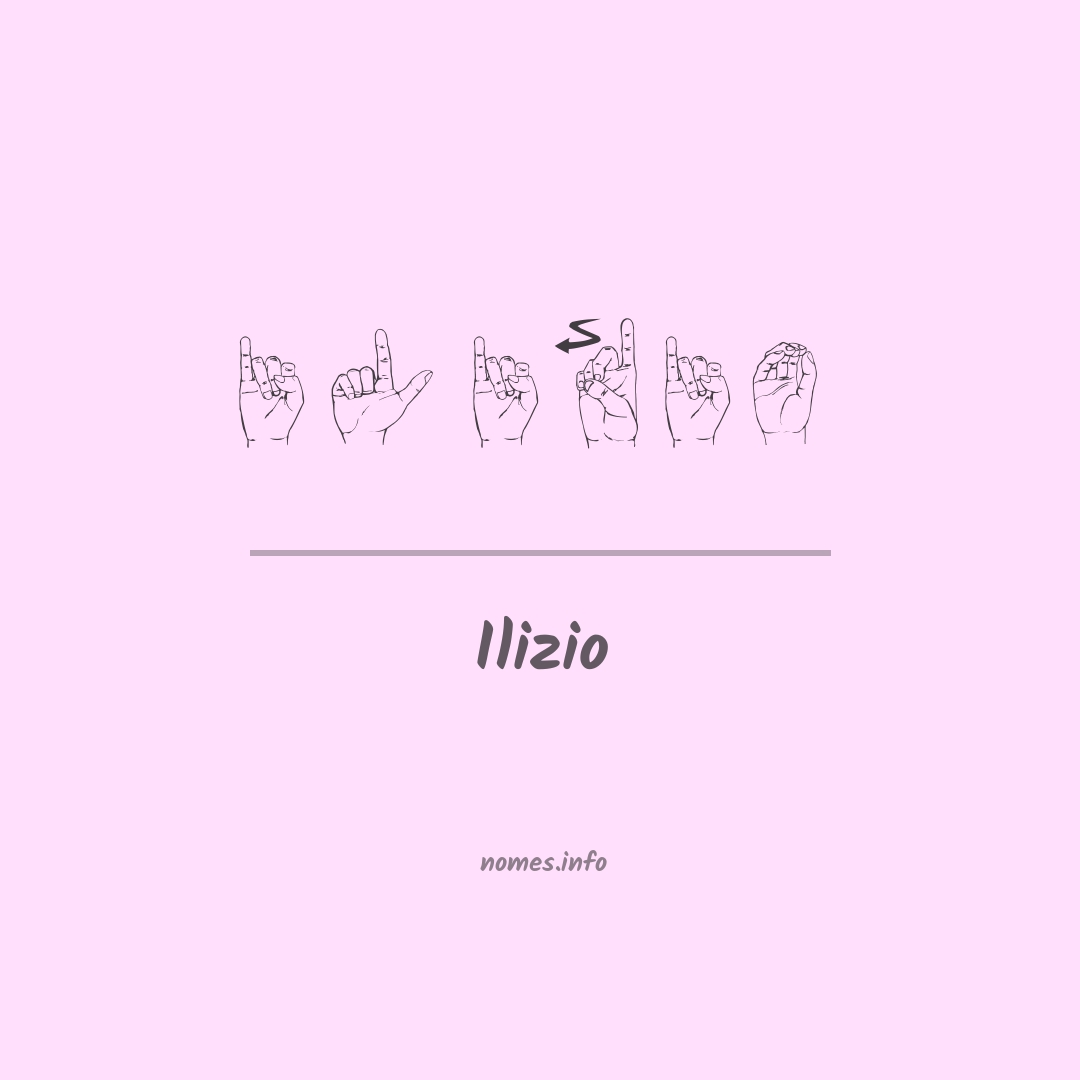 Ilizio em Libras