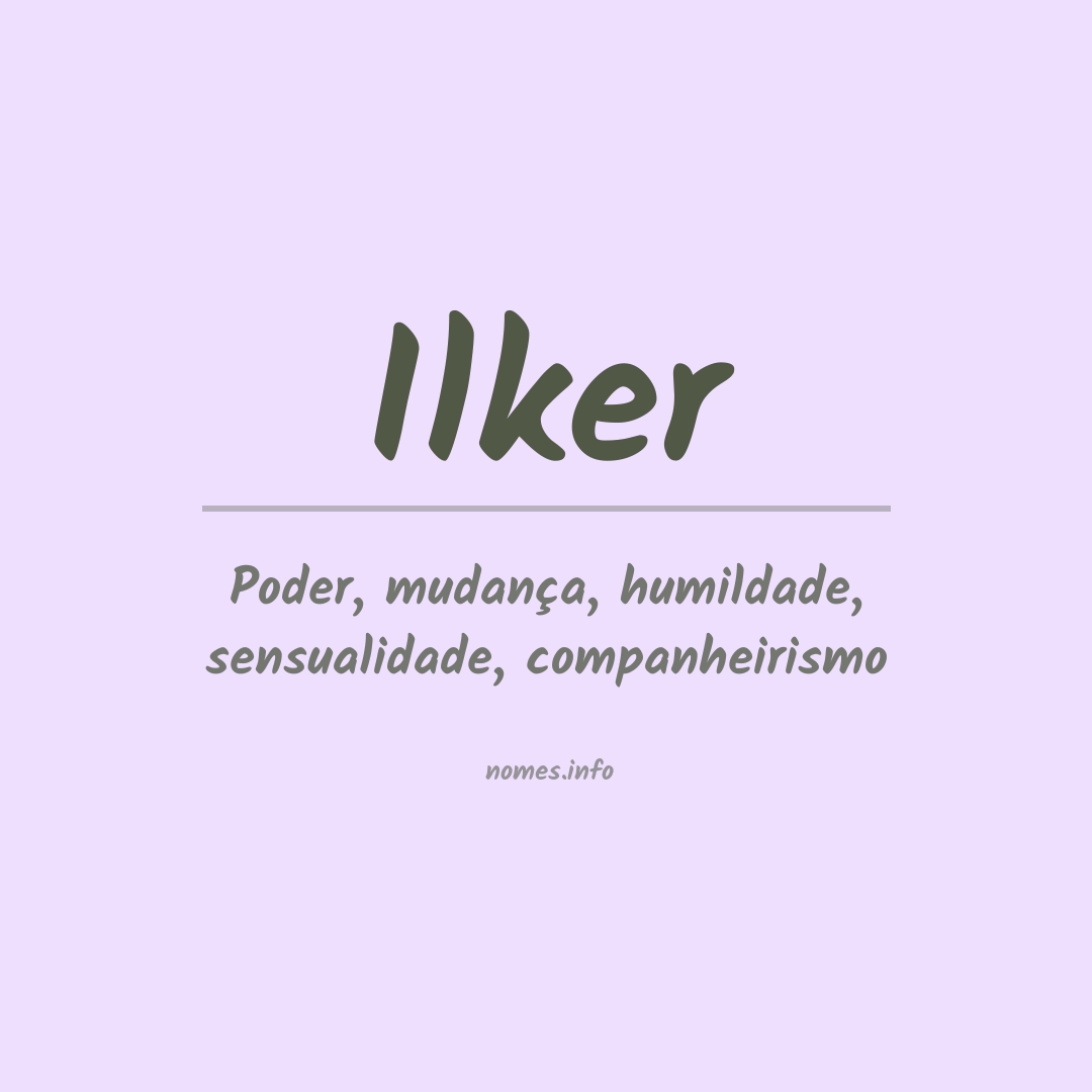 Significado do nome Ilker