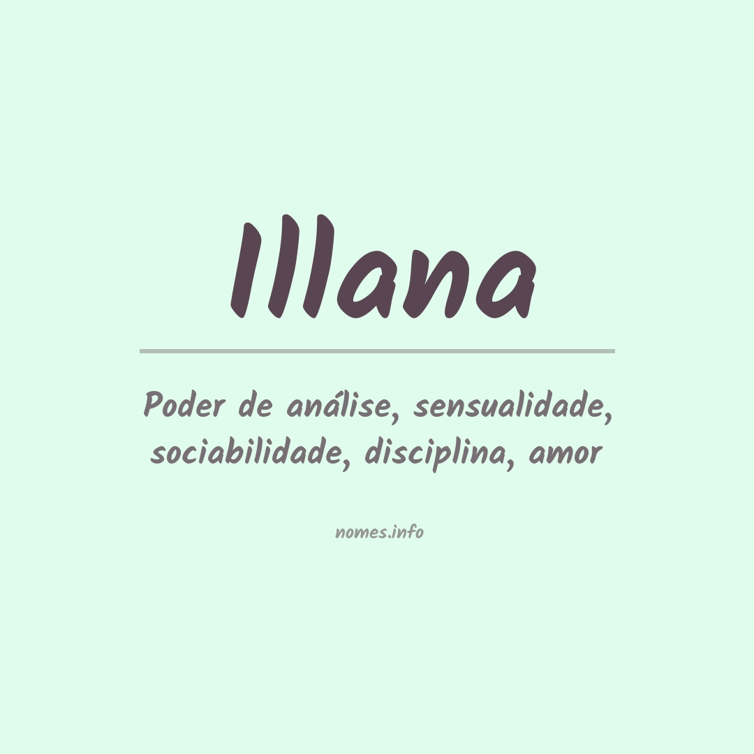 Significado do nome Illana