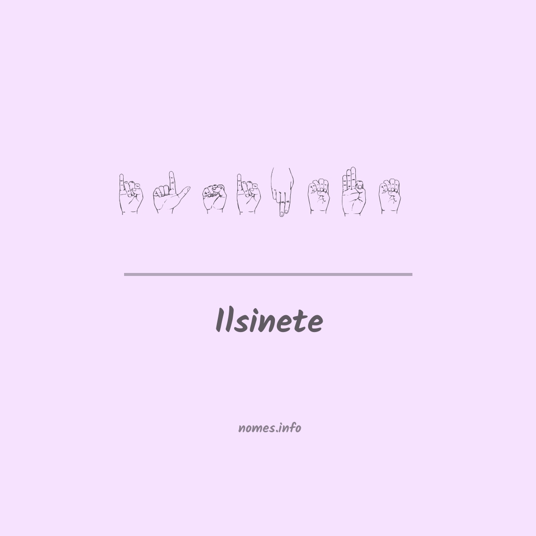 Ilsinete em Libras