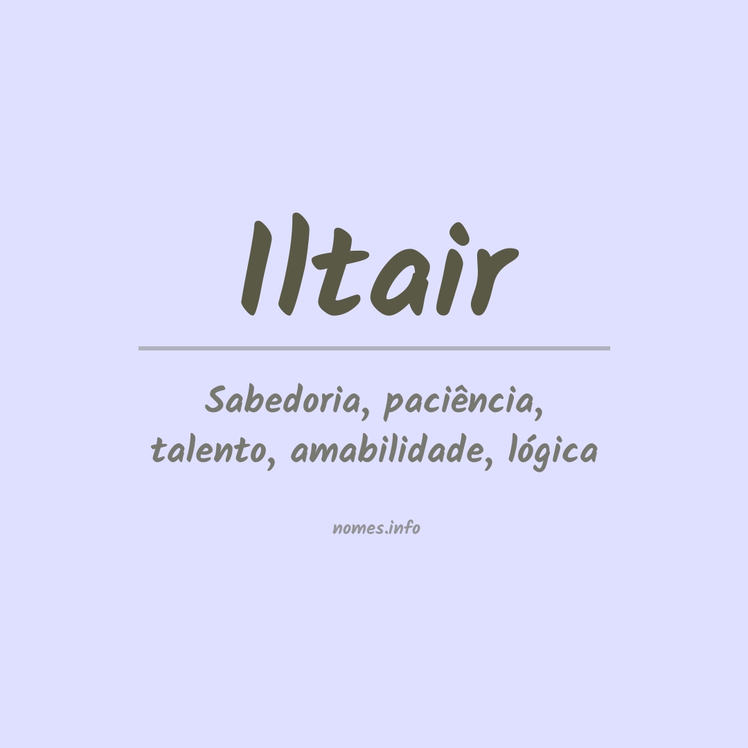 Significado do nome Iltair